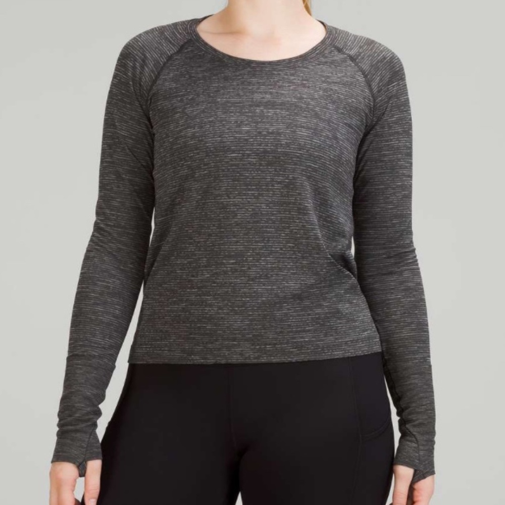 Lululemon Swiftly Tech Long Sleeve Shirt 2.0 *Race Length Size 6 Grey